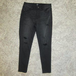 LuLaRoe Distressed Denim Jeans Black Size 30